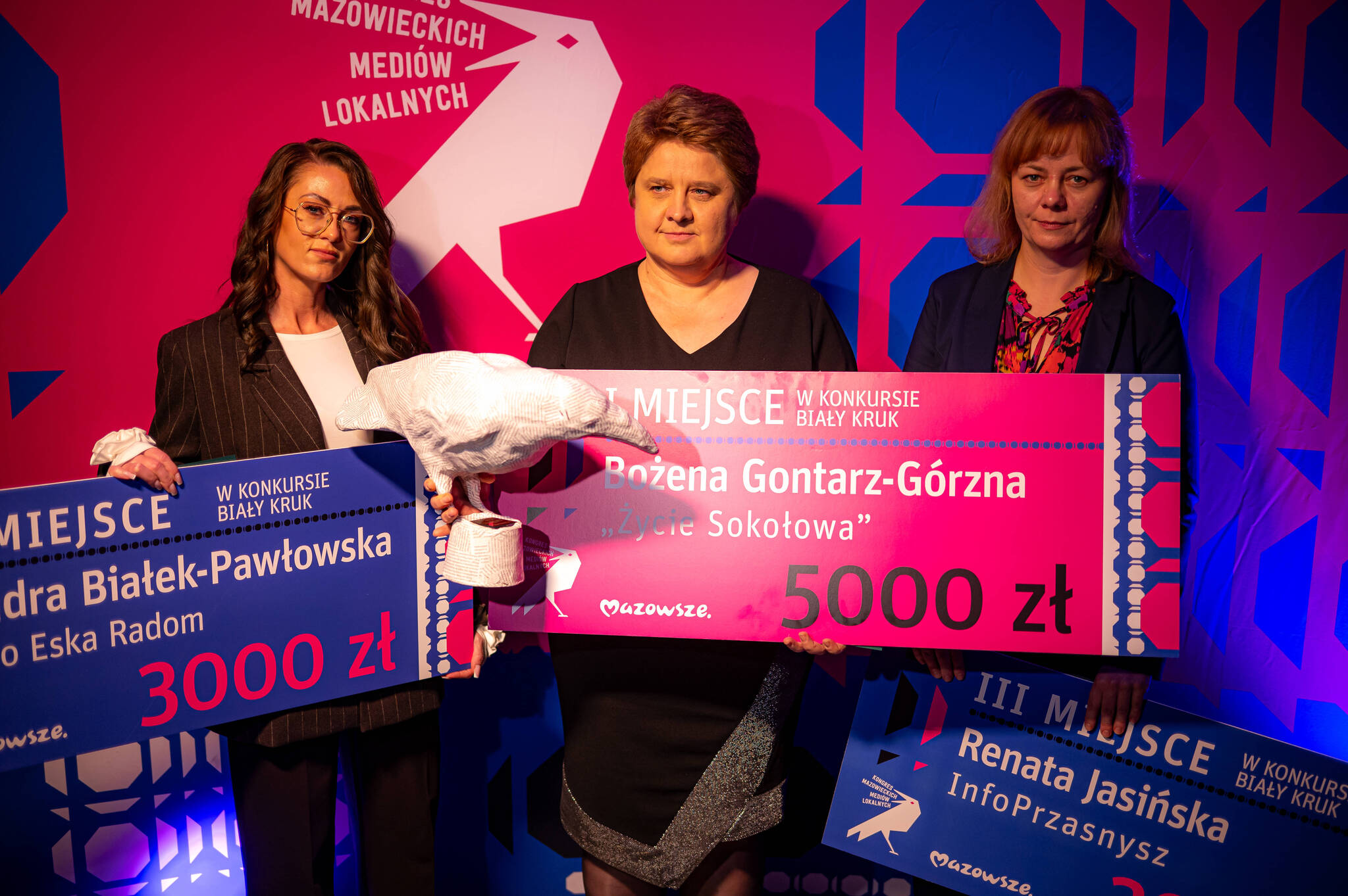 Sandra Białek-Pawłowska z nagrodą w konkursie dziennikarskim „Biały Kruk”